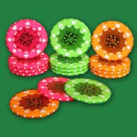 2 Colour Casino Chips | Steamboat Tables Custom Poker Tables