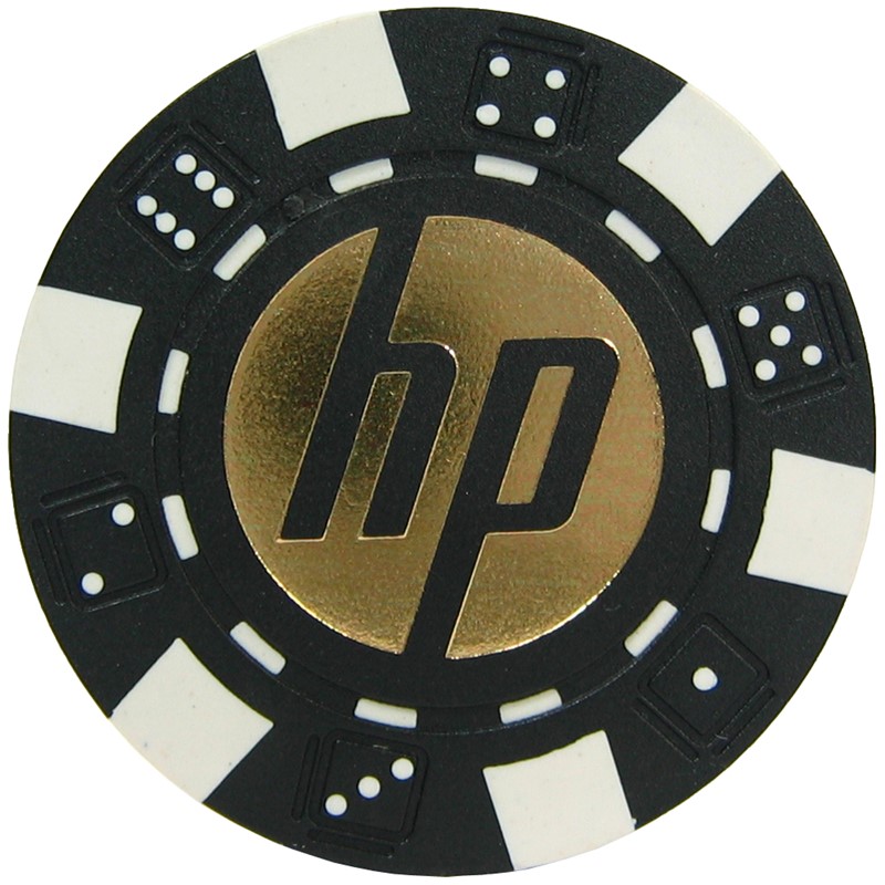 250 x Dice Style Custom Hot Foil Printed Poker Chips | Steamboat Tables Custom Poker Tables